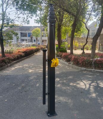 push up antenna mast hand push pole telescoping pole 6m light weight 20ft